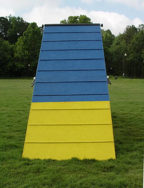 * 7' A-Frame with Rubber Surface, Blue/Yellow