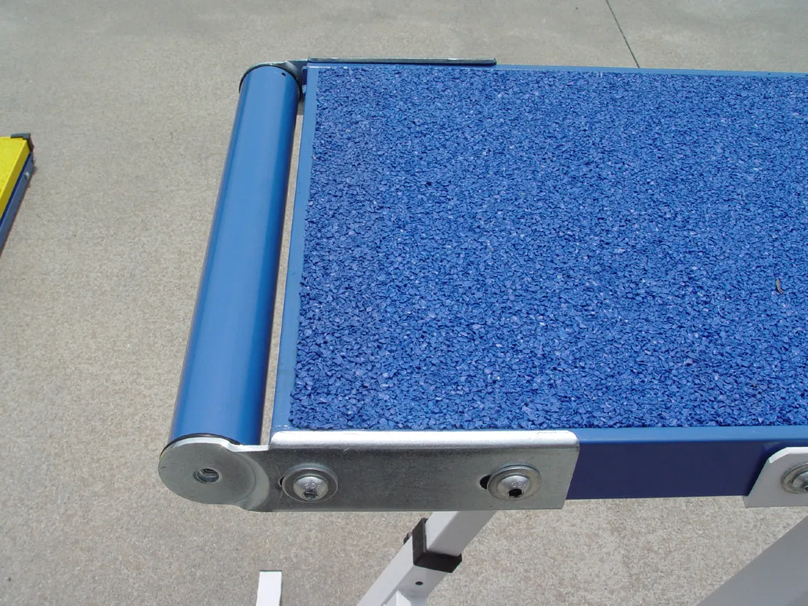 *12’ Dog Walk, Rubber Top, On-Wheel Interface Ready, Blue/Yellow