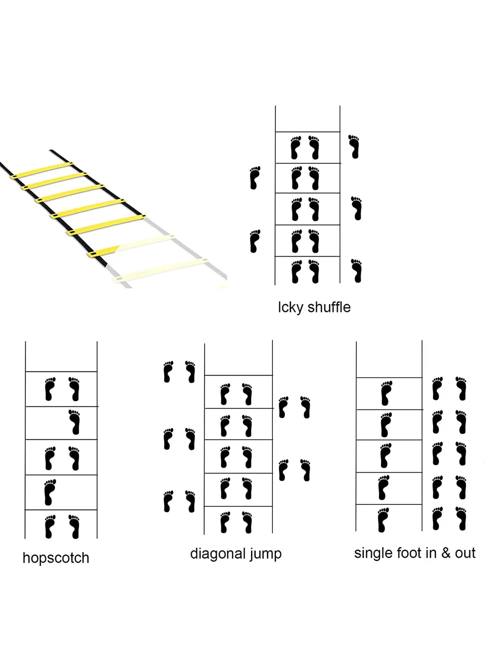 1441 Fitness Agility Ladder - 6 Meter