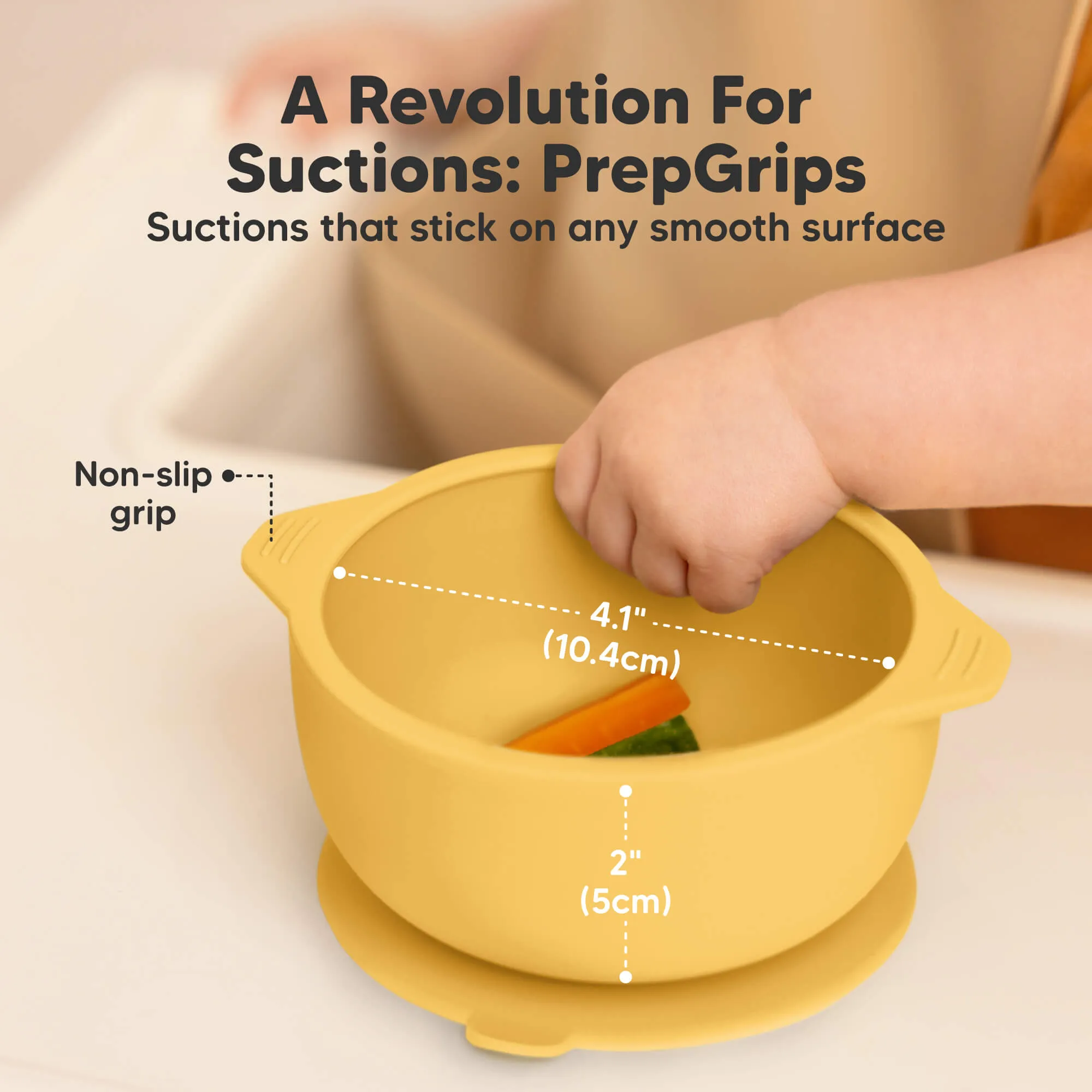 2-Pack Prep Silicone Suction Bowls (Valiant)