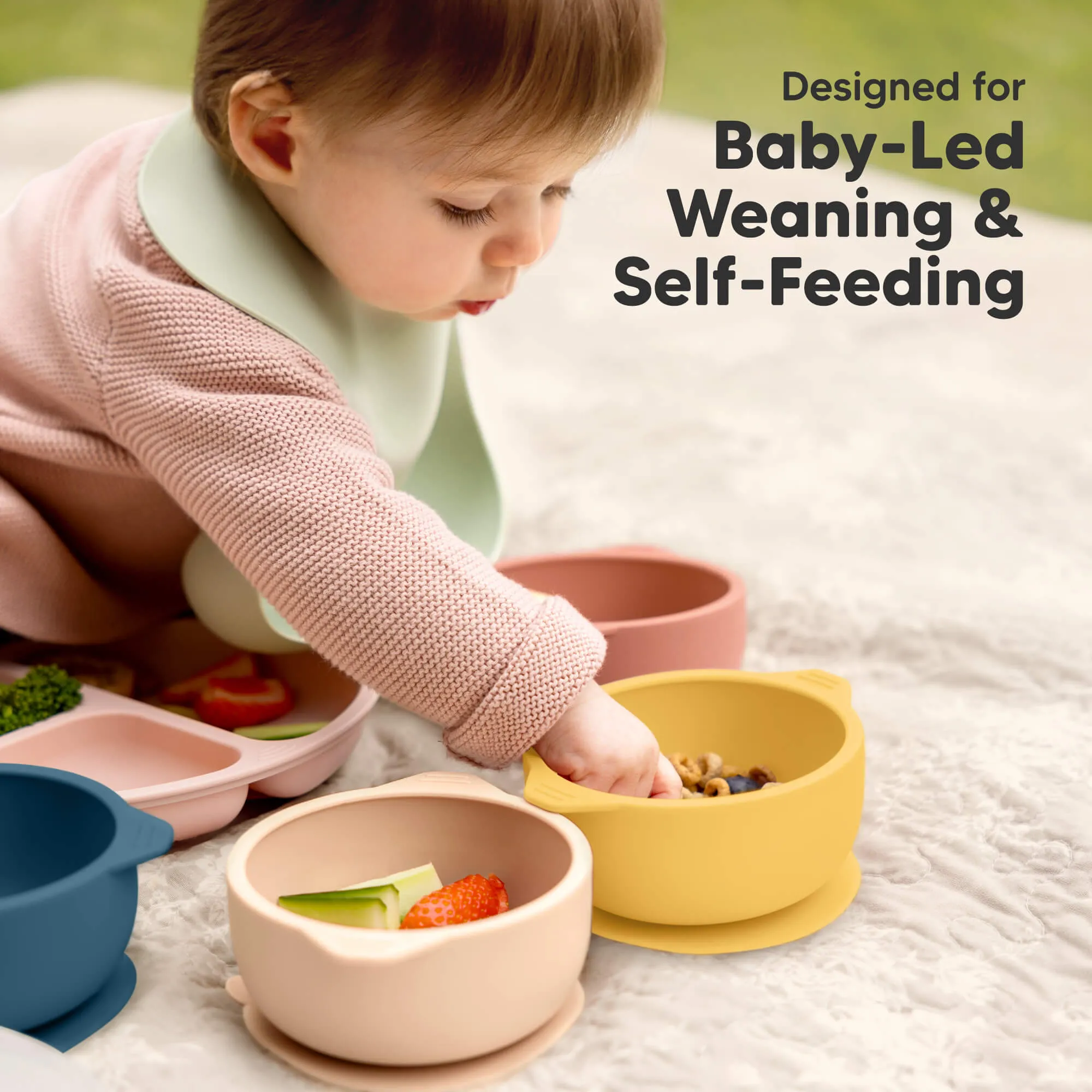 2-Pack Prep Silicone Suction Bowls (Valiant)