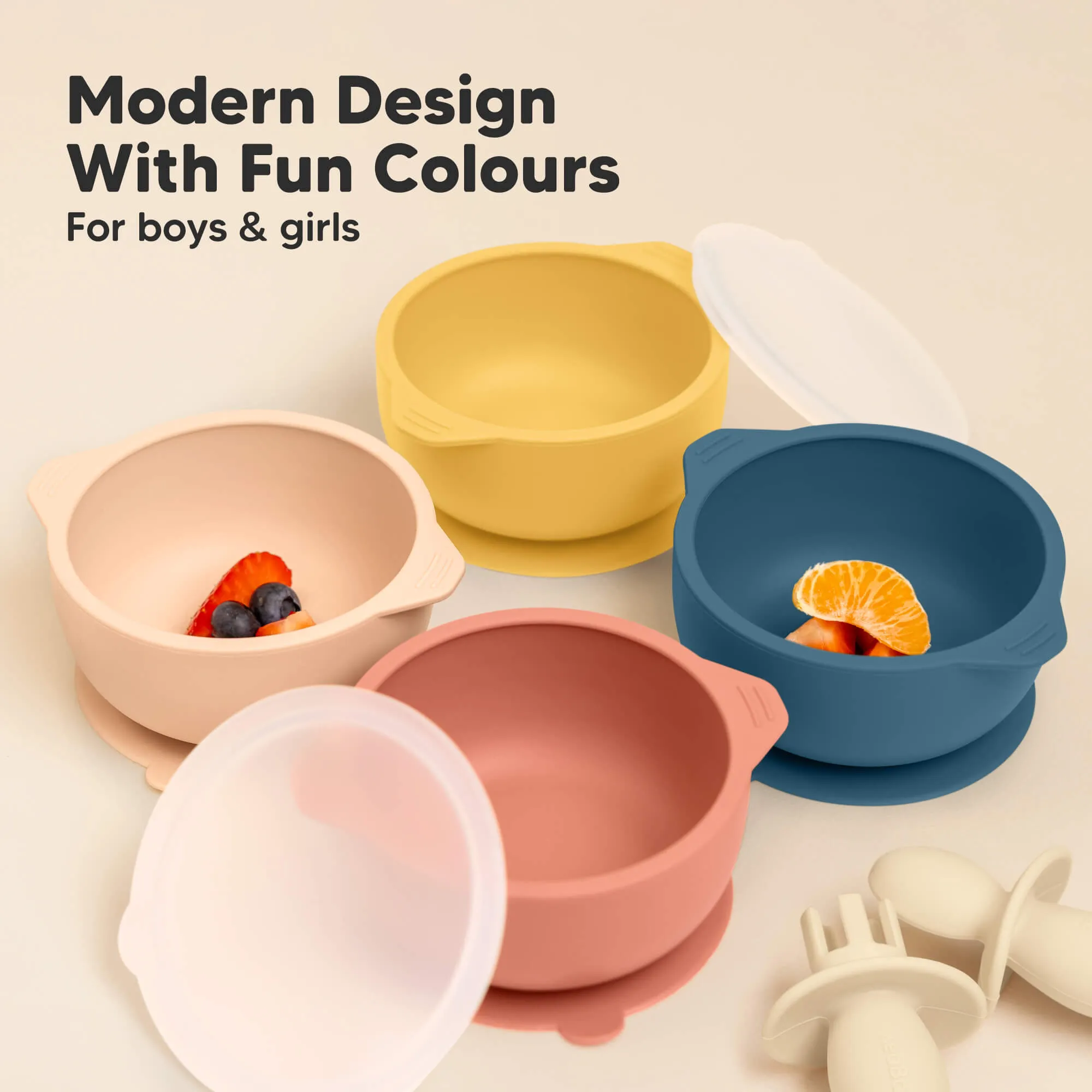 2-Pack Prep Silicone Suction Bowls (Valiant)