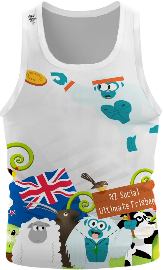 2015 Vol 1 Replica White Singlet