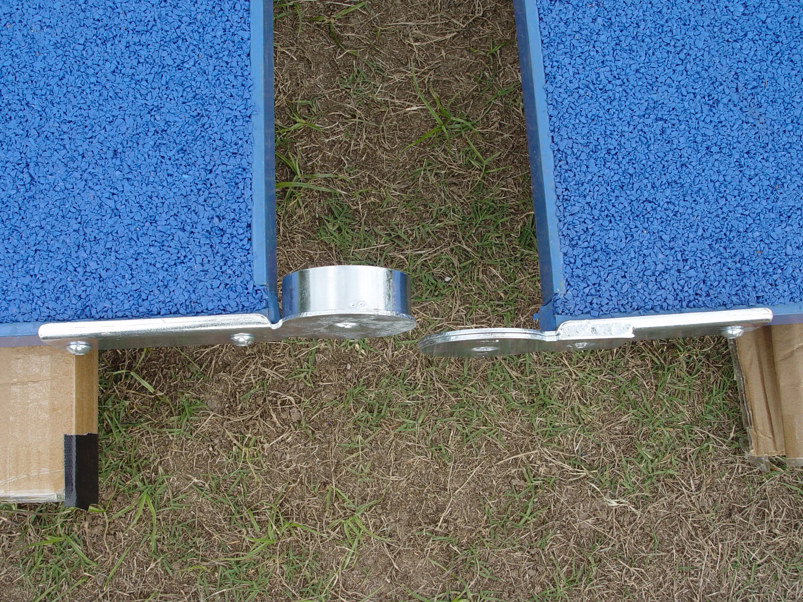 *9’ Dog Agility A-Frame, Rubber Top, On-Wheels-Interface Ready, Blue/Yellow