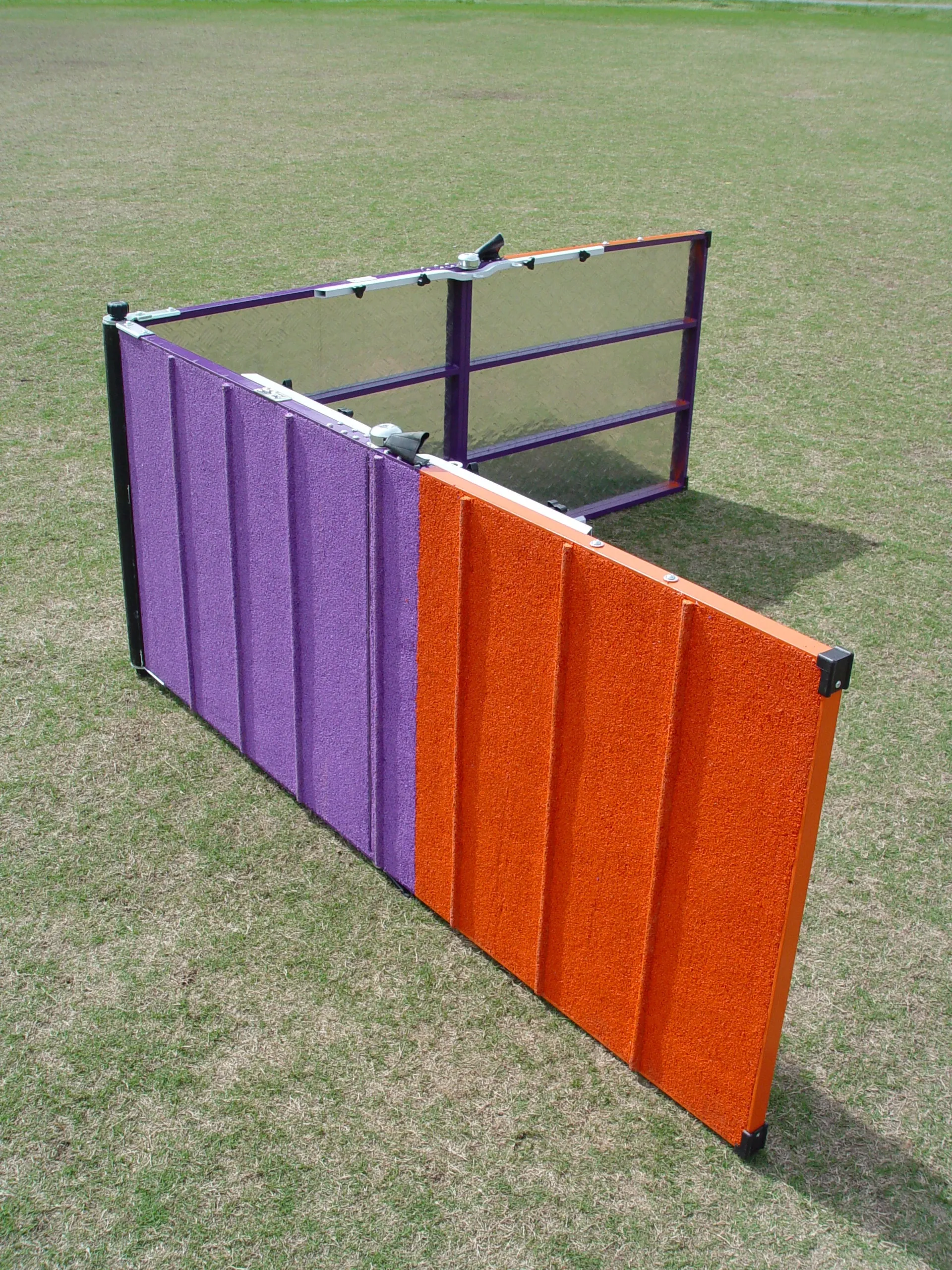 *9’ Dog Agility A-Frame, Rubber Top, On-Wheels-Interface Ready, Purple/Orange
