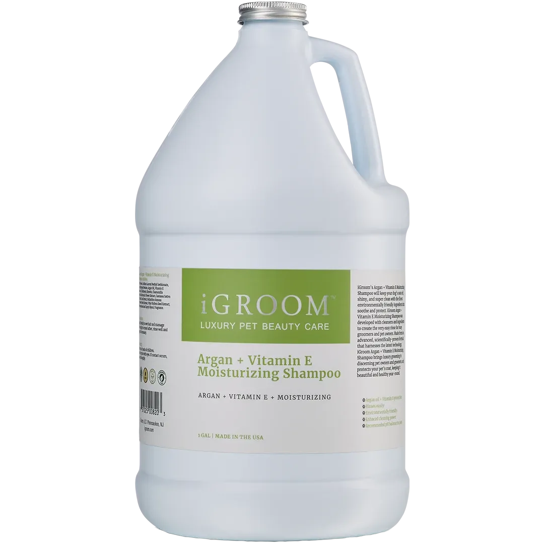 Argan and Vitamin E Shampoo Gallon by iGroom