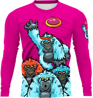 Blue Monkey Year 1 (Rebooted) Pink Longsleeve