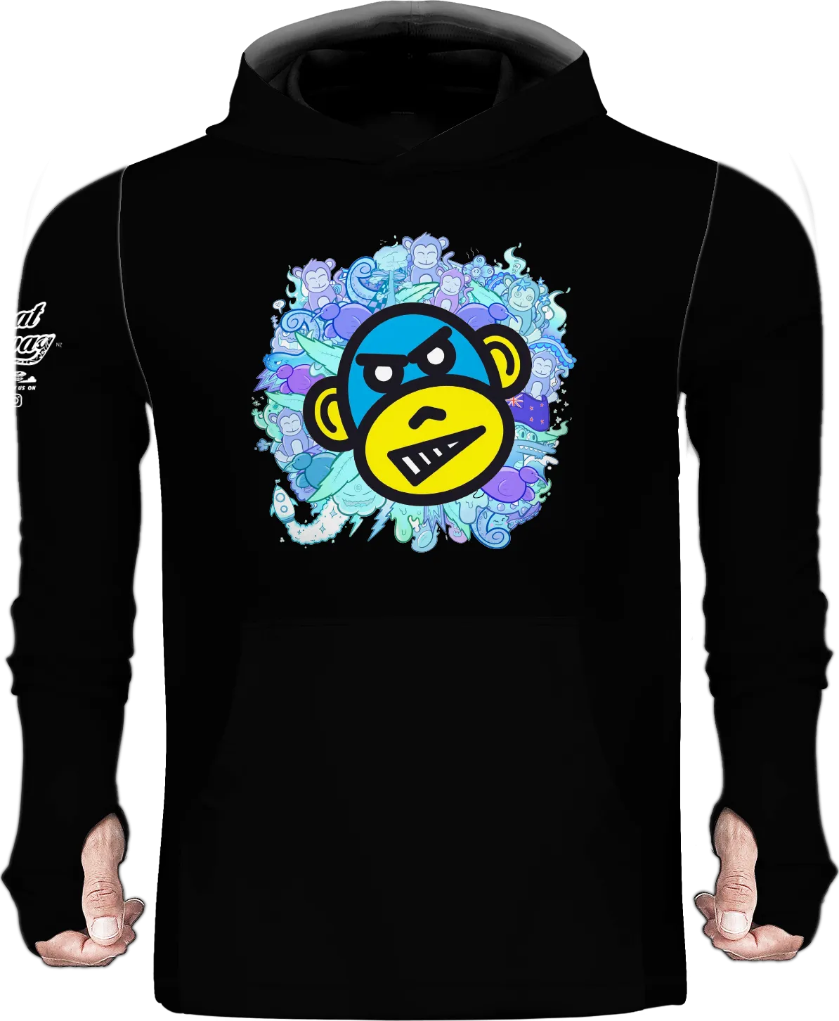 Brass Monkey 2023 Black Sun Hoodie