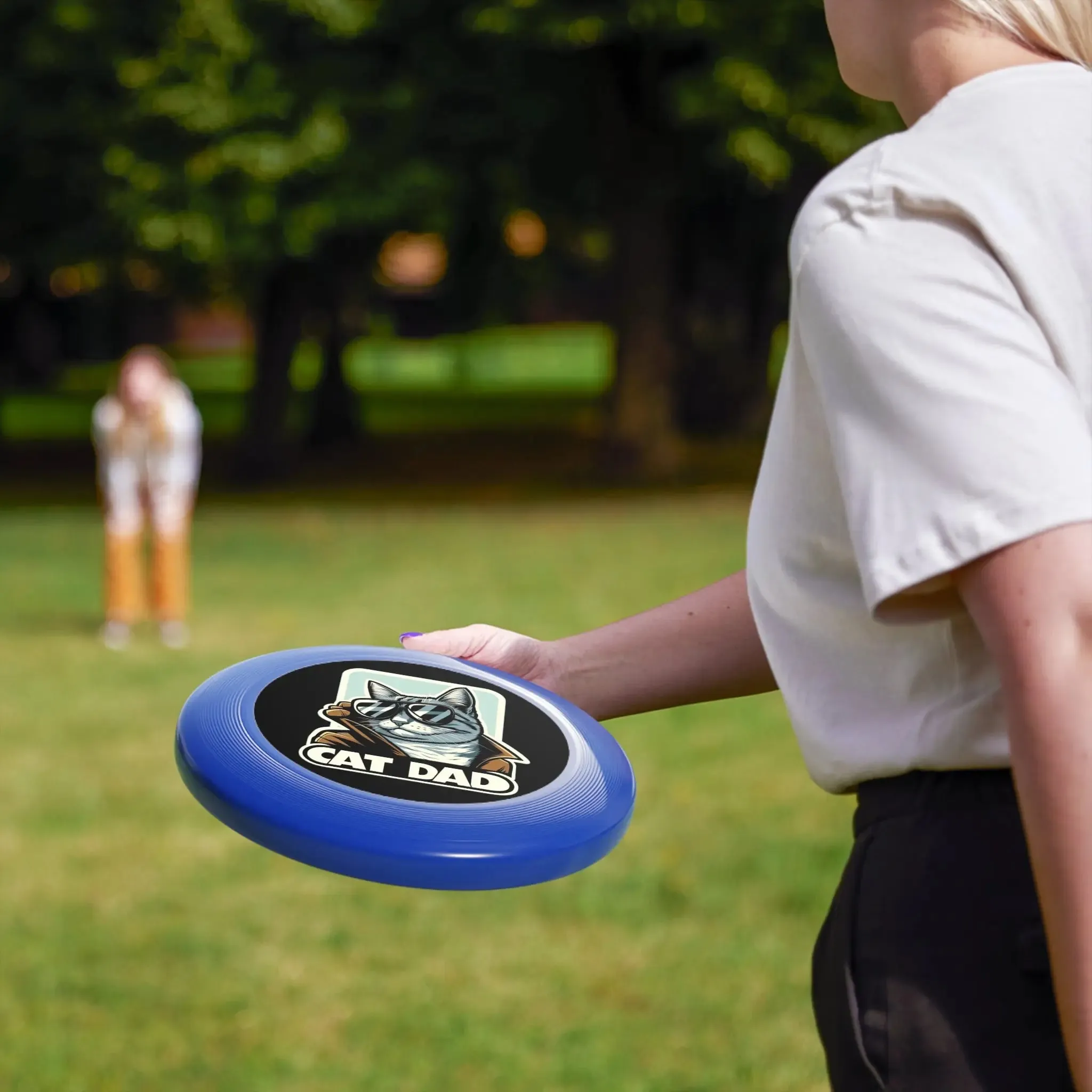 Cat Dad Wham-O Frisbee - Dad Gift Idea
