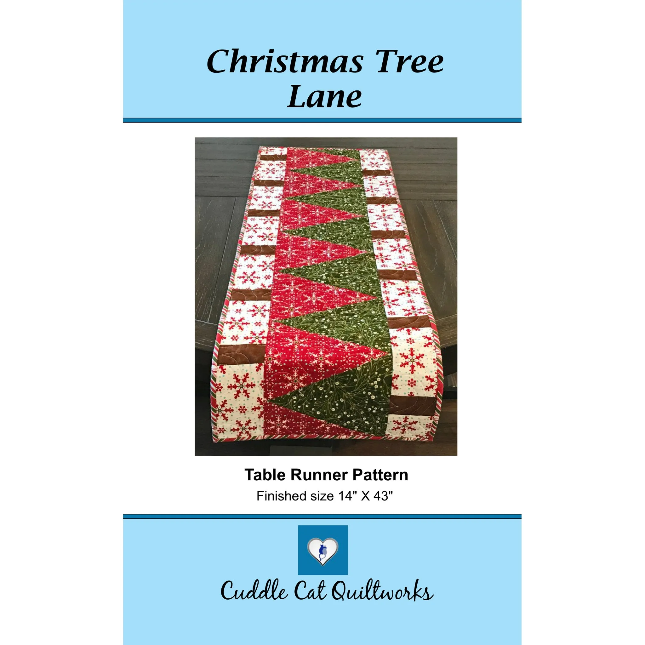 Christmas Tree Lane Quilt CCQ-064e - Downloadable Pattern