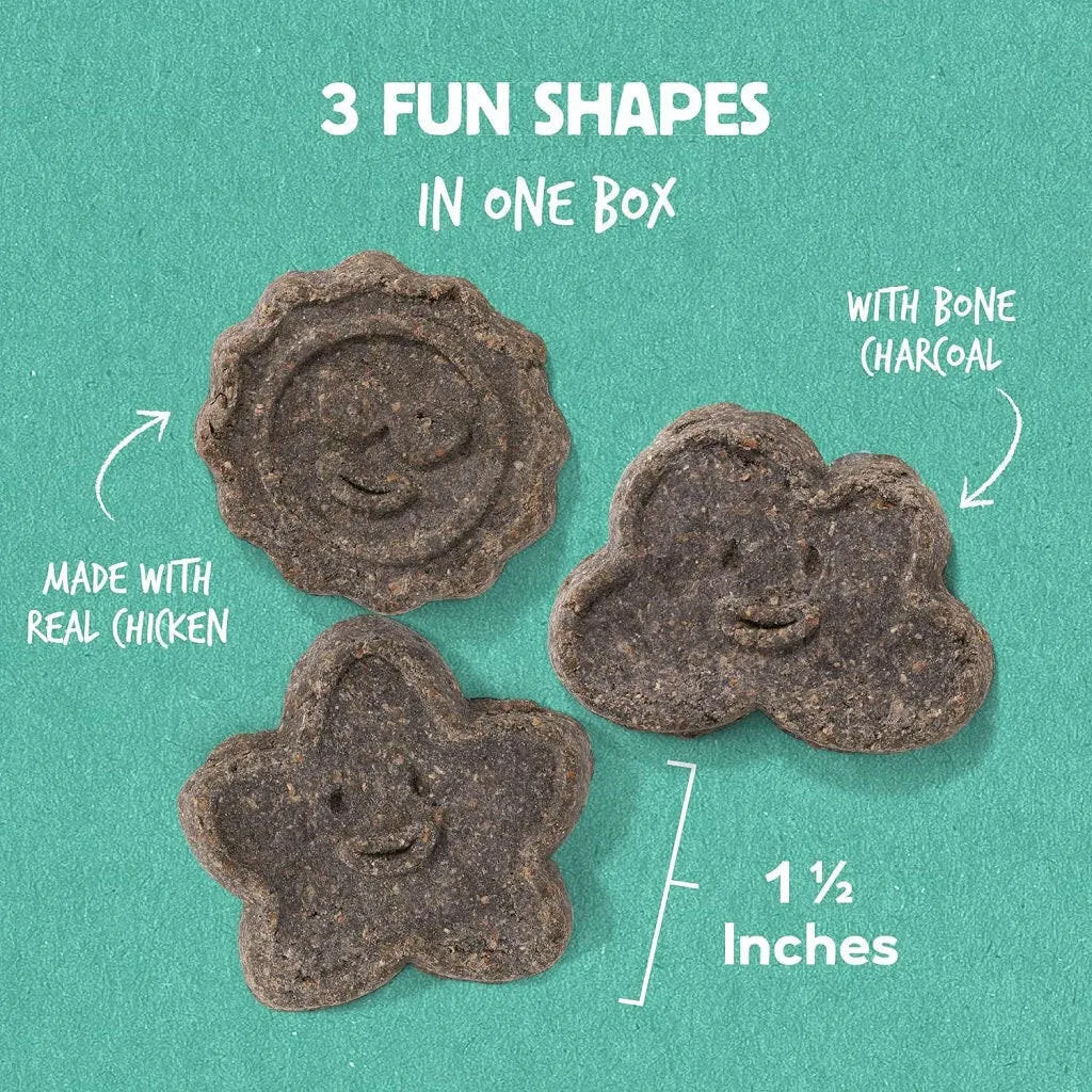 Cloud Star Wag More Bark Less Chicken, Charcoal, Parsley & Mint Dental Biscuits for Dogs (14 oz)