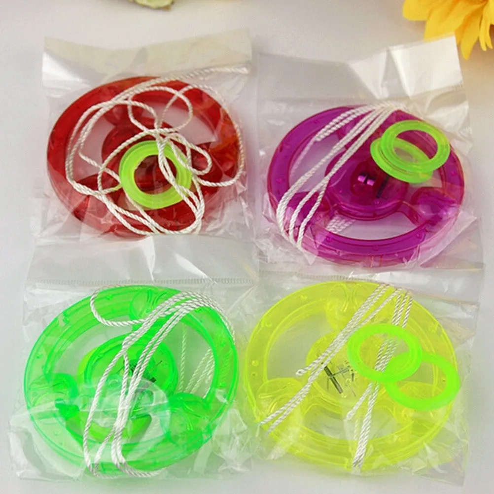 Colorful Spin LED Light Flying Saucer Kids Toys