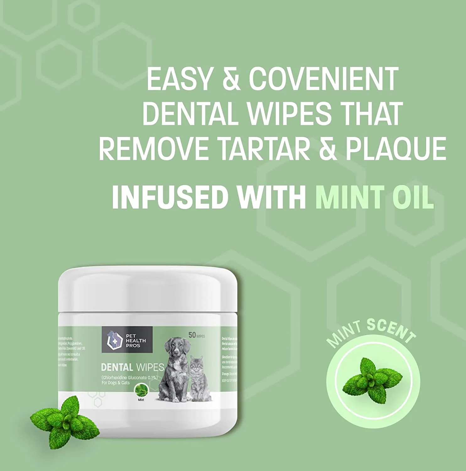 Dental Wipes for Dogs Teeth and Cats