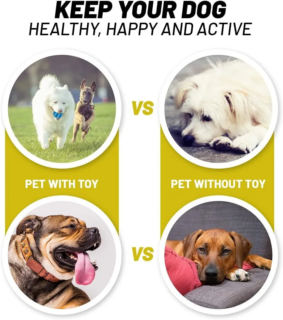 Dog Toy Gift Box – 13 Pieces - Great Pet Gift of Puppy Toys for Small Medium Dogs – Great for Puppy Training – Gifts of Dog Rope - Rope Ball - Travel Dog Bowl - Grooming Glove - Dog Toys for Boredom