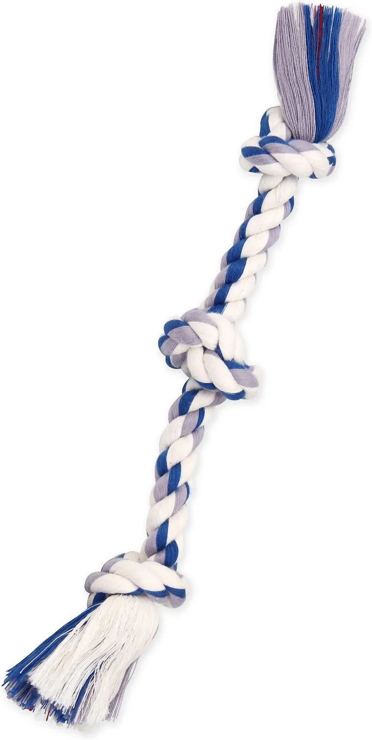 Flossy Chew 3-Knot Multicolor Rope Toy