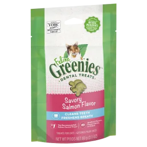 Greenies Cat Dental Health Treats Savory Salmon
