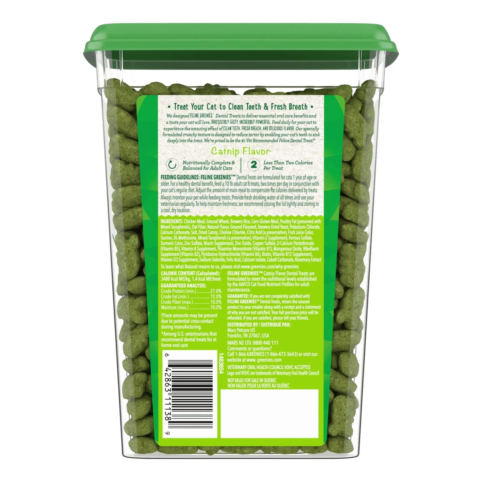 Greenies - Dental Cat Treats - Value Tube