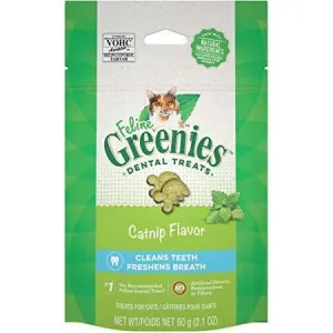 Greenies Feline Natural Dental Care Cat Treats Catnip Flavour