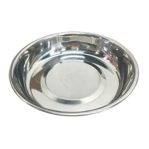 Messy Cats Steel Saucer With Optional Airtight Lid