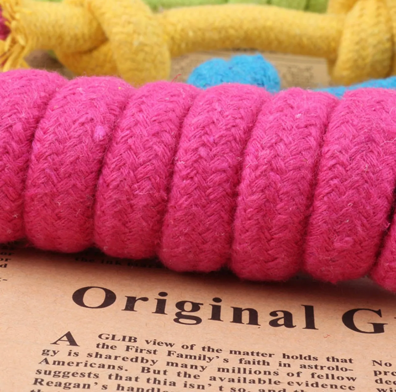 Monkey Fist Candy Ropes Dog Toy - Multicolor