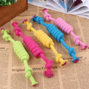 Monkey Fist Candy Ropes Dog Toy - Multicolor