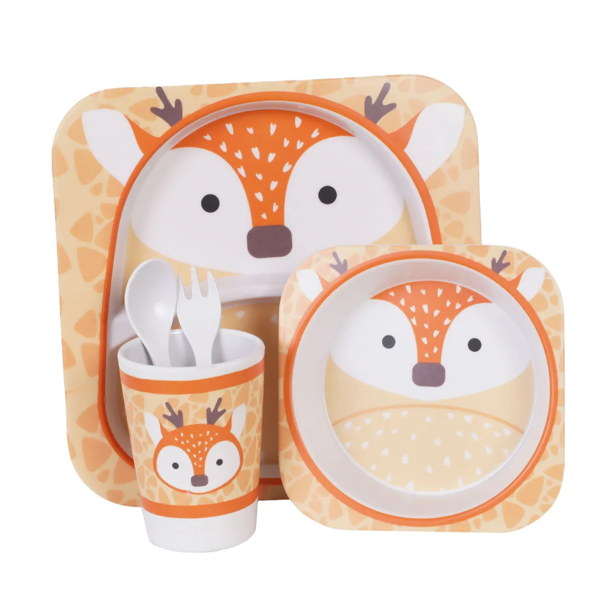 ORIGIN Bamboo Four Piece Dinner Set