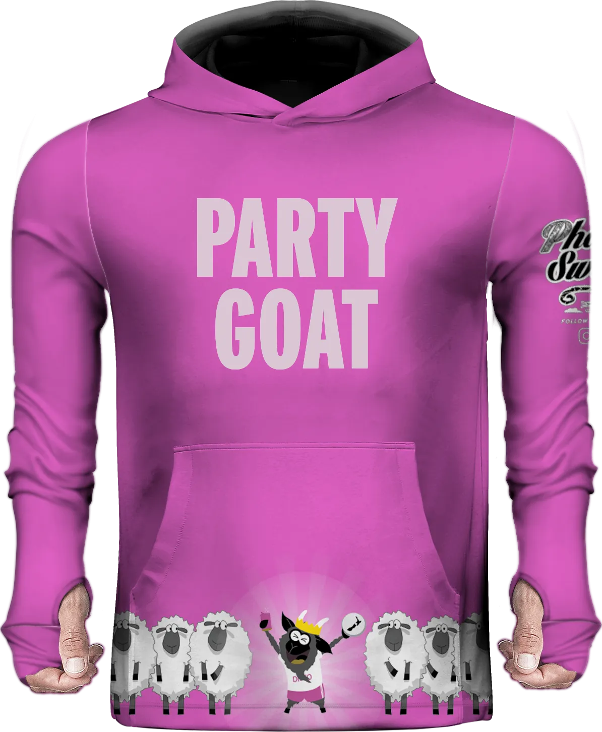 Party Goat Sun Hoodie