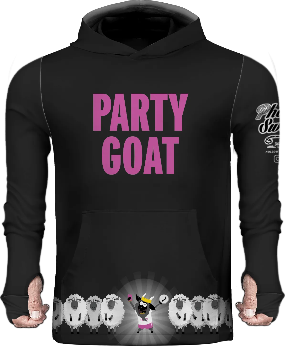 Party Goat Sun Hoodie