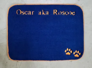 Personalized Pet Food Mat