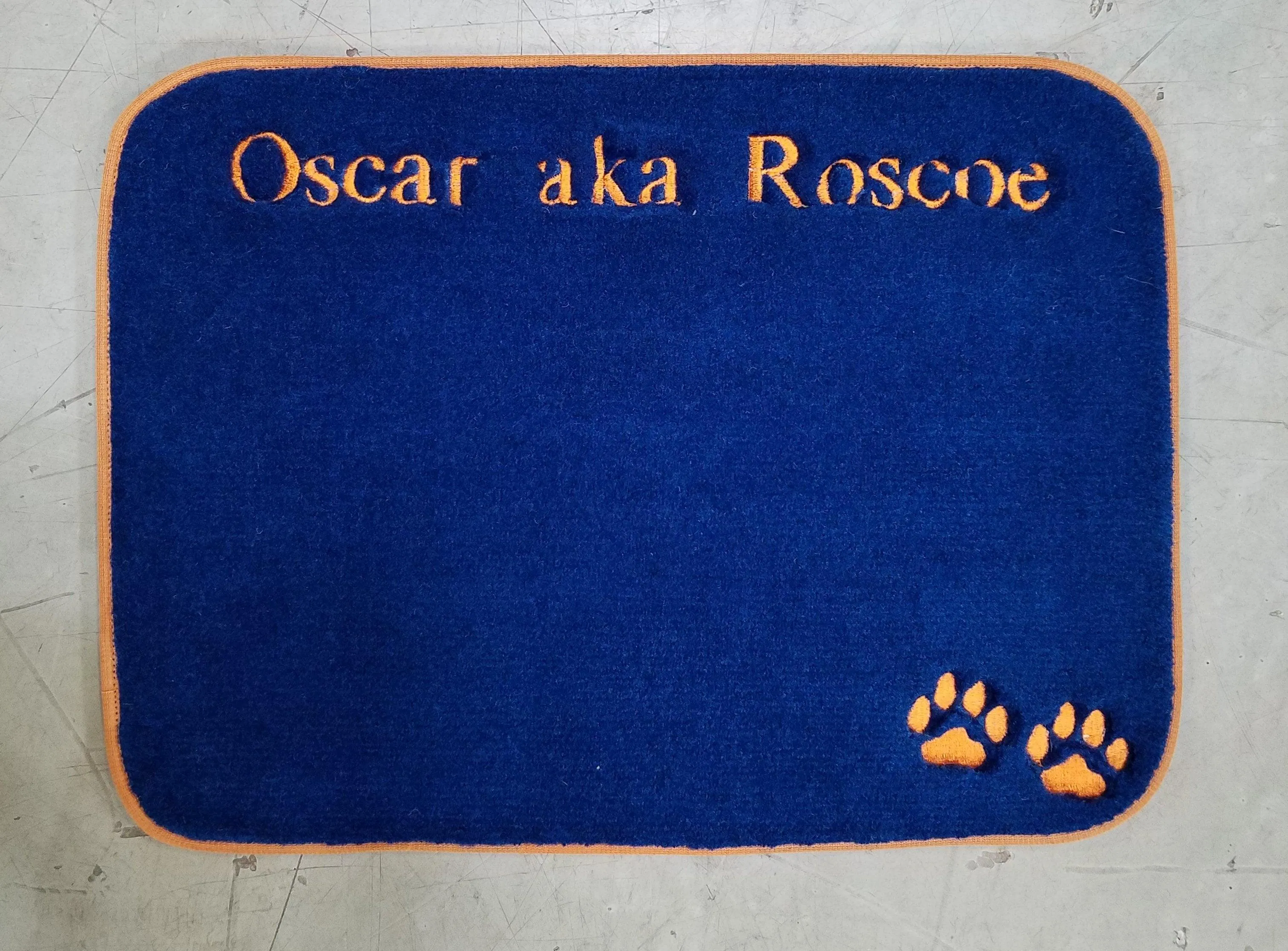 Personalized Pet Food Mat