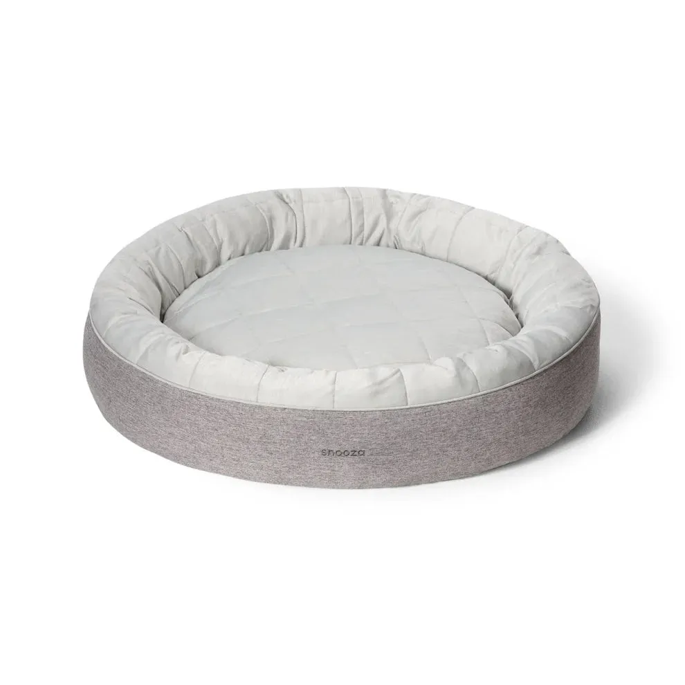 Snooza Cooling Cuddler Powder Grey Dog Bed Extra Large^^^